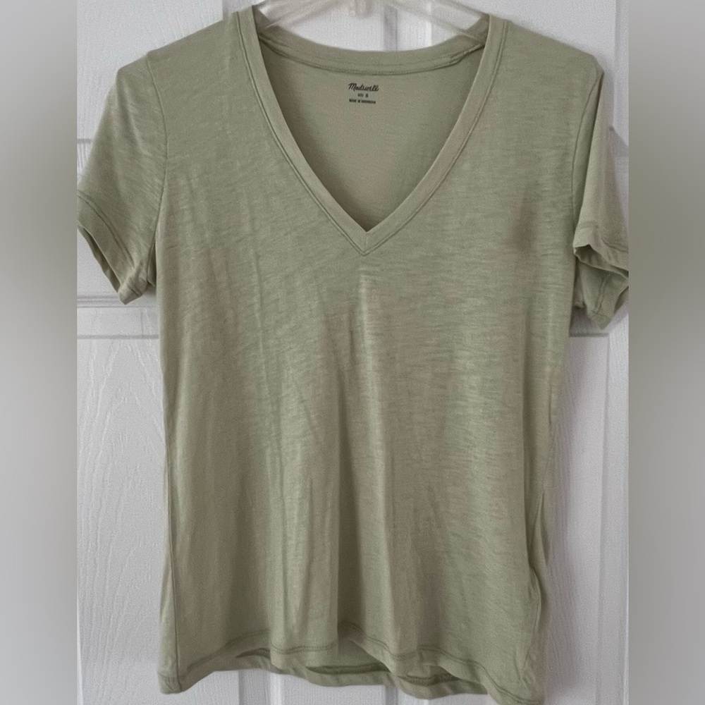 NWT Madewell Cropped V-Neck
